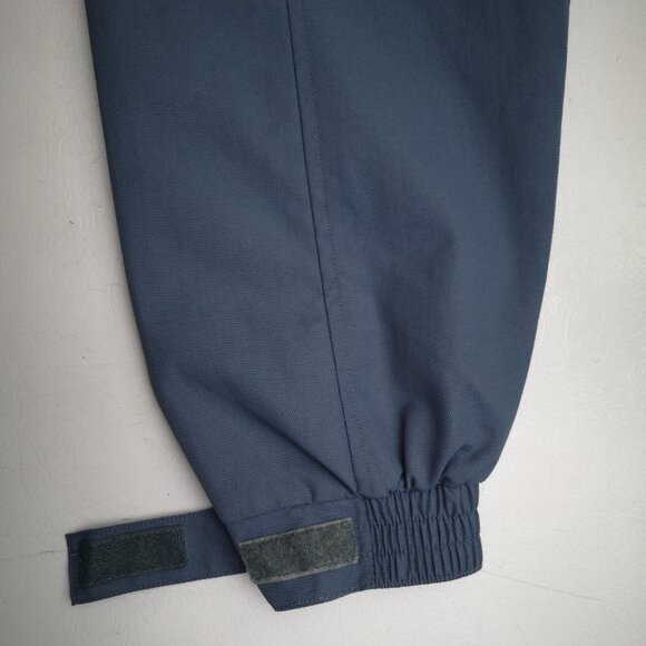 Chaps Men's Size Medium Blue Lined Jacket with Hood Hidden in Collar - Picture 9 of 13